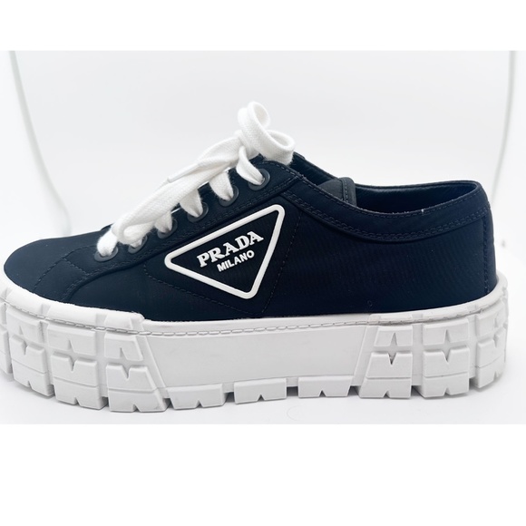 Prada Double Wheel Platform Sneaker (Women), Size 39 - Picture 5 of 9
